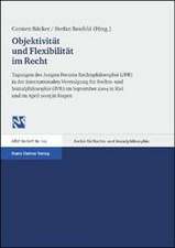 Objektivitat Und Flexibilitat Im Recht: Tagungen Des Jungen Forums Rechtsphilosophie (Jfr) in Der Internationalen Vereinigung Fuer Rechts- Und Sozialp