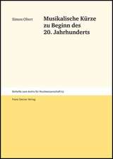 Musikalische Kurze Zu Beginn Des 20. Jahrhunderts: Vortrage Anlaesslich Des Jubilaums 