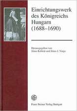 Einrichtungswerk des Königreichs Hungarn (1688-1690)