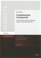 Probabilistische Geolinguistik