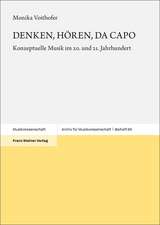 DENKEN, HÖREN, DA CAPO