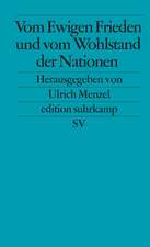 Vom Ewigen Frieden und vom Wohlstand der Nationen