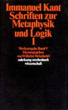 Schriften zur Metaphysik und Logik I