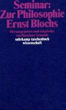 Seminar: Zur Philosophie Ernst Blochs