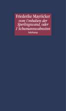 vom Umhalsen der Sperlingswand, oder 1 Schumannwahnsinn