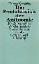 Die Produktivität der Antinomie