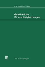 Gewöhnliche Differentialgleichungen