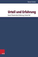 Urteil Und Erfahrung: Kants Theorie Der Erfahrung. Erster Teil