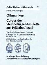 Corpus Der Stempelsiegel-Amulette Aus Palastina/Israel