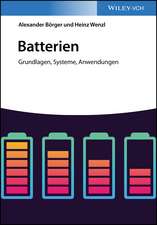 Batterien – Grundlagen, Systeme, Anwendungen