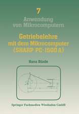 Getriebelehre mit dem Mikrocomputer (SHARP PC-1500A): mit einem Farbanhang