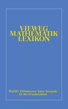 Vieweg-Mathematik-Lexikon: Begriffe/Definitionen/Sätze/Beispiele für das Grundstudium