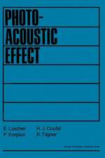 Photoacoustic Effect Principles and Applications: Proceedings of the First International Conference on the Photoacoustic Effect in Germany