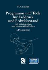 Programme und Tools für Erddruck und Erdwiderstand mit gekrümmten und ebenen Gleitflächen: 6 Programme