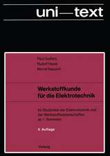 Werkstoffkunde für die Elektrotechnik: für Studenten der Elektrotechnik und der Werkstoffwissenschaften ab 1. Semester