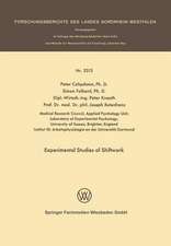 Experimental Studies of Shiftwork: Proceedings of the Third International Symposium on Night- and Shiftwork, under the auspices of the Subcommittee on Shift Work of the Permanent Commission and International Association on Occupational Health Dortmund, October 29–31, 1974