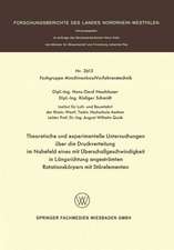 Theoretische und experimentelle Untersuchungen über die Druckverteilung im Nahefeld eines mit Überschallgeschwindigkeit in Längsrichtung angeströmten Rotationskörpers mit Störelementen