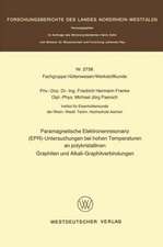 Paramagnetische Elektronenresonanz (EPR)-Untersuchungen bei hohen Temperaturen an polykristallinen Graphiten und Alkali-Graphitverbindungen