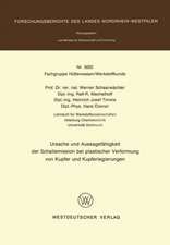 Ursache und Aussagefähigkeit der Schallemission bei plastischer Verformung von Kupfer und Kupferlegierungen