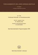 Das ökonometrische Programmsystem EPS