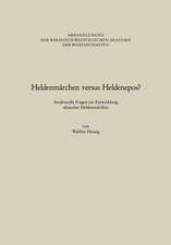 Heldenmärchen versus Heldenepos?: Strukturelle Fragen zur Entwicklung altaischer Heldenmärchen