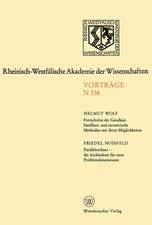 Fortschritte der Geodäsie: Satelliten- und terrestrische Methoden mit ihren Möglichkeiten. Parallelrechner — die Architektur für neue Problemdimensionen: 317. Sitzung am 3. Oktober 1984 in Düsseldorf