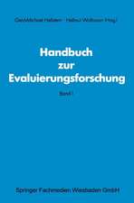 Handbuch zur Evaluierungsforschung: Band 1