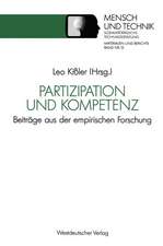 Partizipation und Kompetenz: Beiträge aus der empirischen Forschung