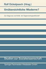 Unübersichtliche Moderne?: Zur Diagnose und Kritik der Gegenwartsgesellschaft