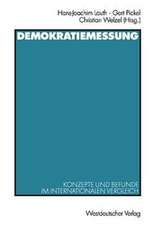 Demokratiemessung: Konzepte und Befunde im internationalen Vergleich