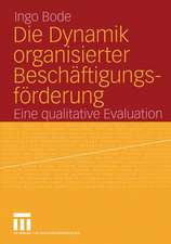 Die Dynamik organisierter Beschäftigungsförderung: Eine qualitative Evaluation