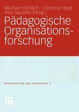 Pädagogische Organisationsforschung