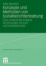 Konzepte und Methoden von Sozialberichterstattung