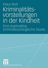 Kriminalitätsvorstellungen in der Kindheit