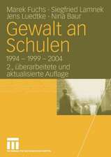 Gewalt an Schulen: 1994 - 1999 - 2004