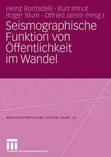 Seismographische Funktion von Öffentlichkeit im Wandel