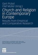 Church and Religion in Contemporary Europe: Results from Empirical and Comparative Research