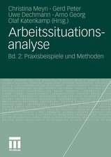 Arbeitssituationsanalyse: Bd. 2: Praxisbeispiele und Methoden