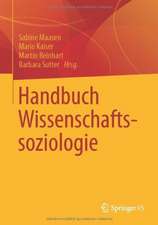 Handbuch Wissenschaftssoziologie