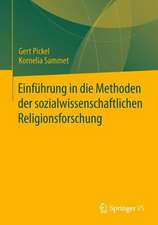 Einführung in die Methoden der sozialwissenschaftlichen Religionsforschung