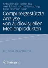 Computergestützte Analyse von audiovisuellen Medienprodukten