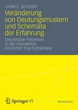 Veränderung von Deutungsmustern und Schemata der Erfahrung: Depressive Patienten in der Interaktion klinischer Psychotherapie