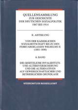 Quellensammlung zur Geschichte der deutschen Sozialpolitik 1867-1914 / Von der kaiserlichen Sozialbotschaft bis zu den Februarerlassen Wilhelms II (1881-1890) / Die gesetzliche Invaliditäts- und Altersversicherung und die Alternativen auf gewerkschaftlicher und betrieblicher Grundlage