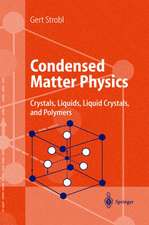 Condensed Matter Physics: Crystals, Liquids, Liquid Crystals, and Polymers