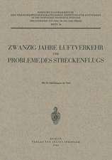 Zwanzig Jahre Luftverkehr und Probleme des Streckenflugs