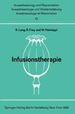 Infusionstherapie: Bericht über das Symposion des Physiologisch-Chemischen Institutes und des Institutes für Anaesthesiologie der Johannes Gutenberg-Universität am 29. und 30. Oktober 1965 in Mainz