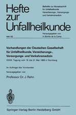 Verhandlungen der Deutschen Genellschaft für Unfallheilkunde, Versicherungs-, Versorgungs- und Verkehrsmedizin e. V.: XXXIII. Tagung vom 19. bis 21. Mai 1969 in Nürnberg