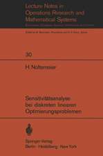 Sensitivitätsanalyse bei diskreten linearen Optimierungsproblemen