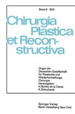 Sondersitzung Plastische Chirurgie der 87. Tagung der Deutschen Gesellschaft für Chirurgie am 1. April 1970 in München