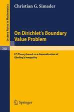 On Dirichlet's Boundary Value Problem: LP-Theory based on a Generalization of Garding's Inequality